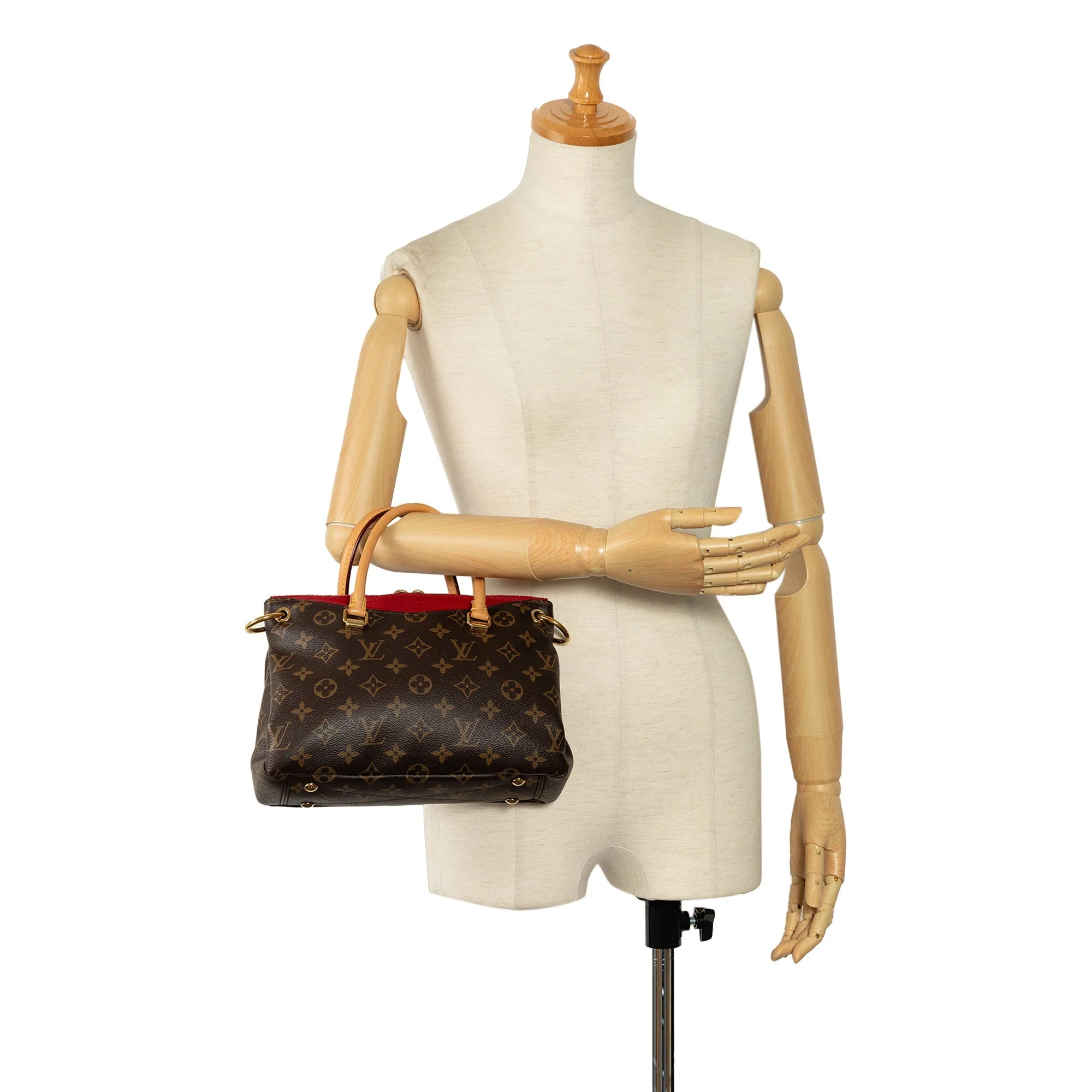 Brown Louis Vuitton Monogram Pallas BB Satchel