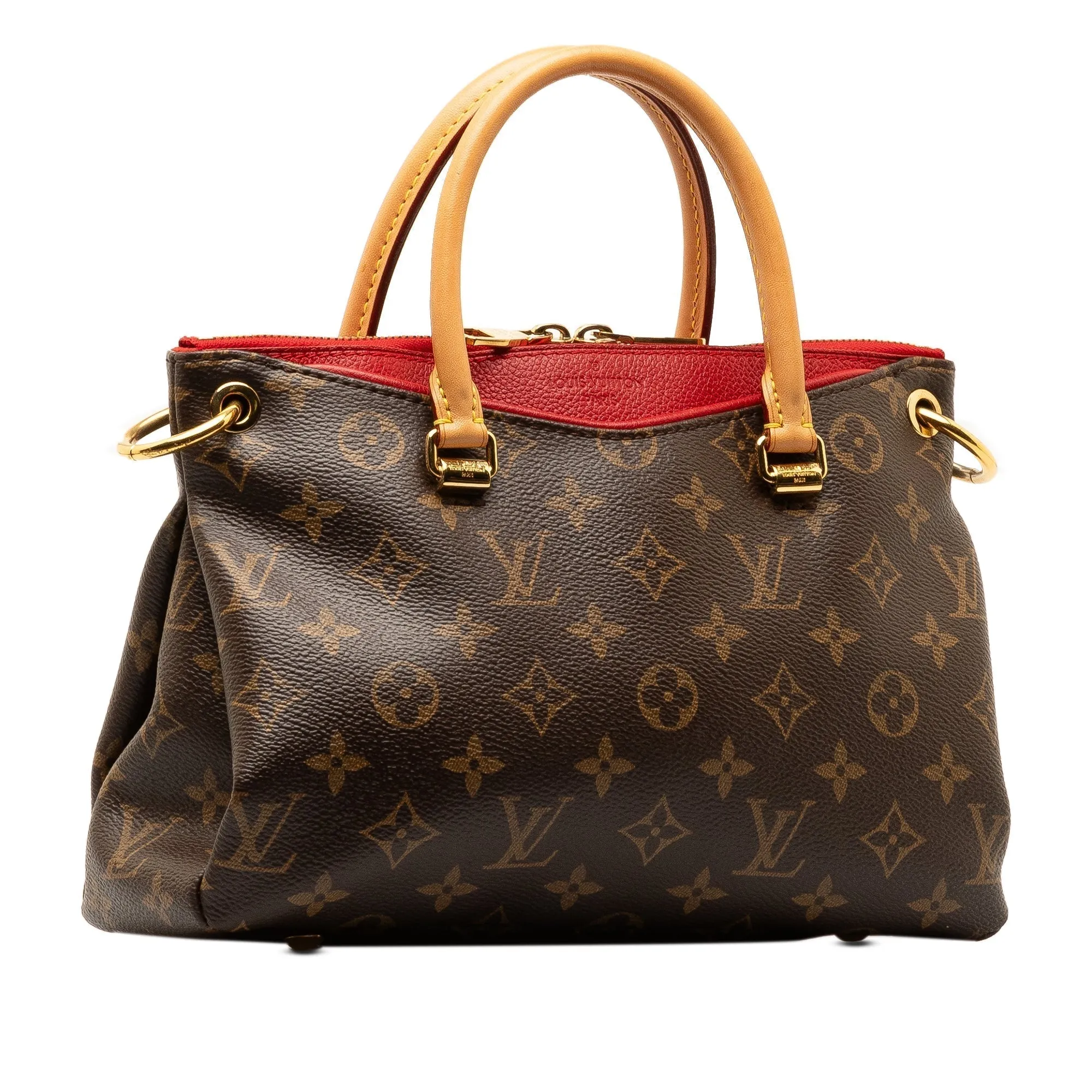 Brown Louis Vuitton Monogram Pallas BB Satchel