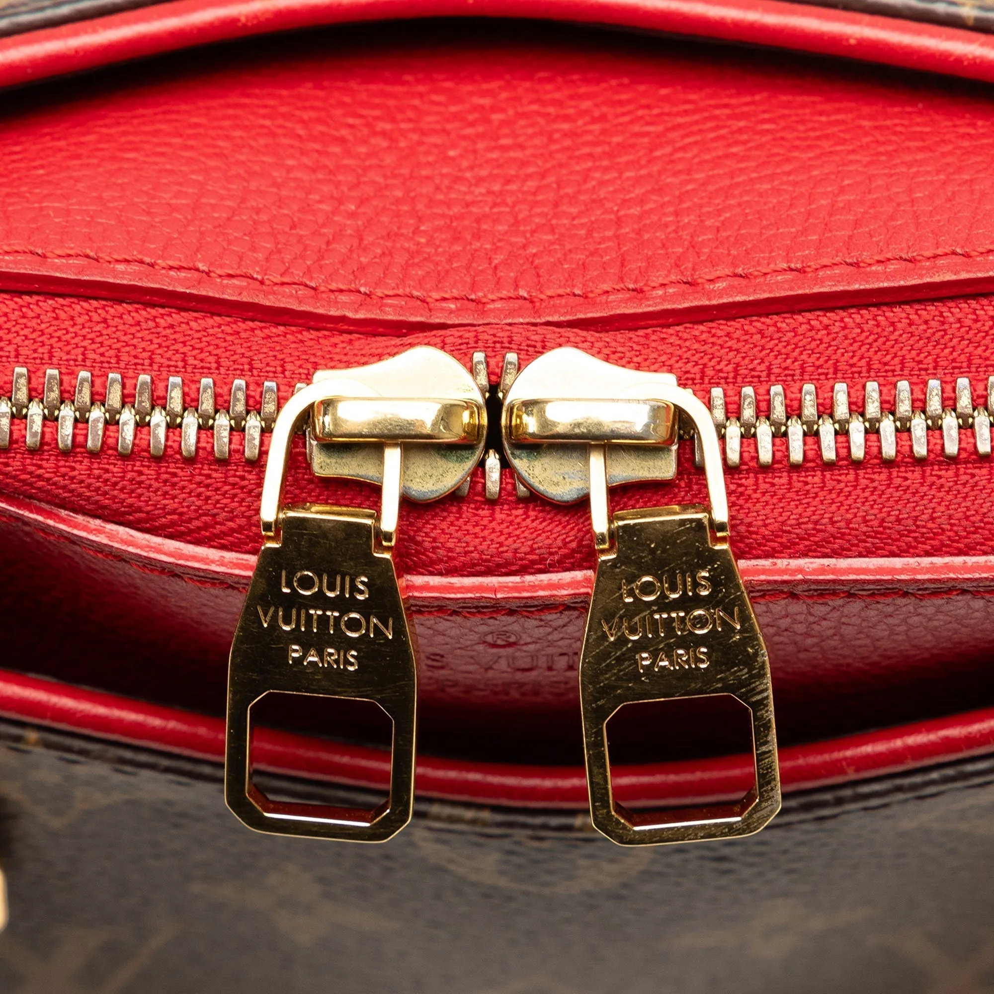 Brown Louis Vuitton Monogram Pallas BB Satchel