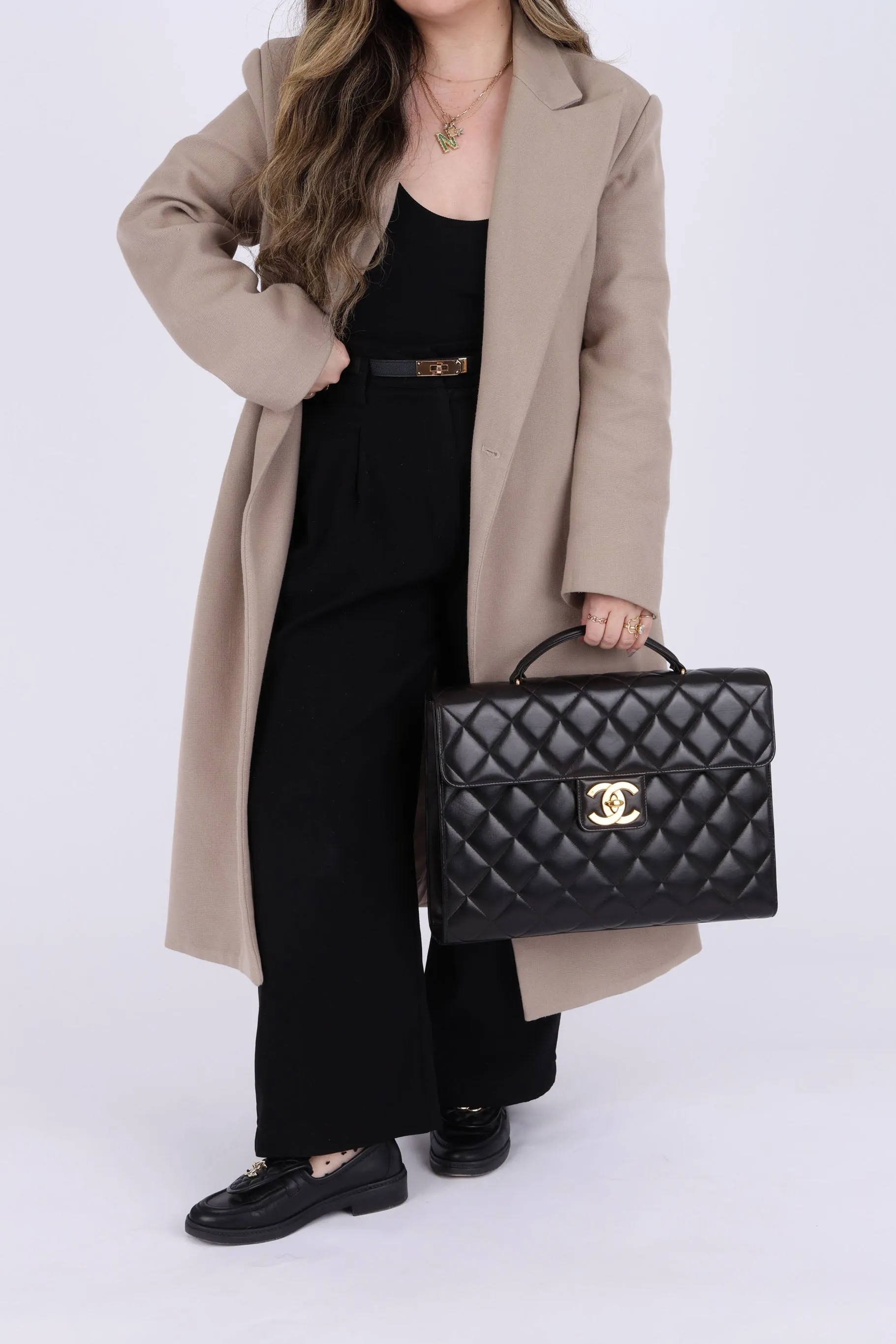 Chanel 1997 Lambskin Briefcase
