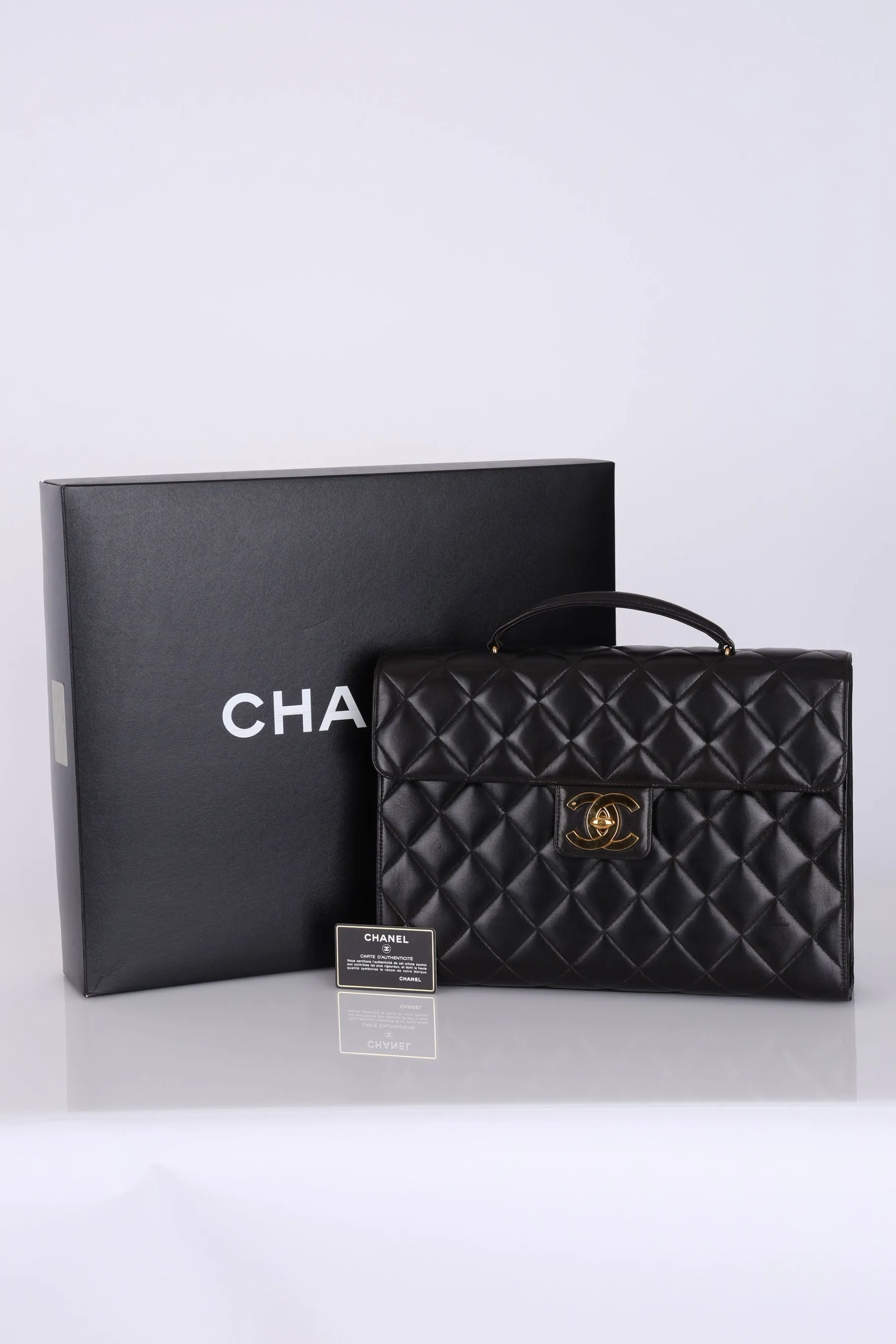 Chanel 1997 Lambskin Briefcase