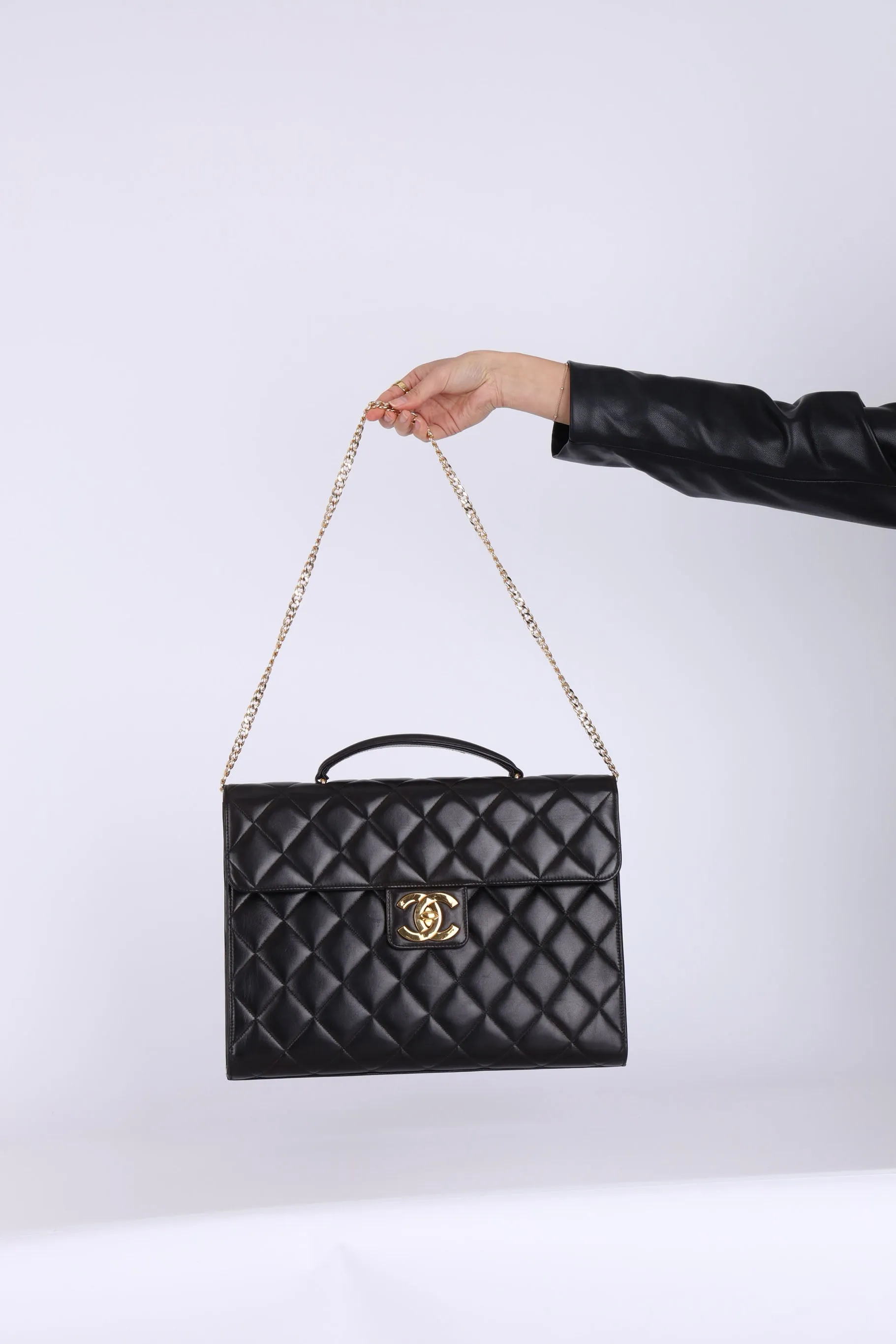 Chanel 1997 Lambskin Briefcase
