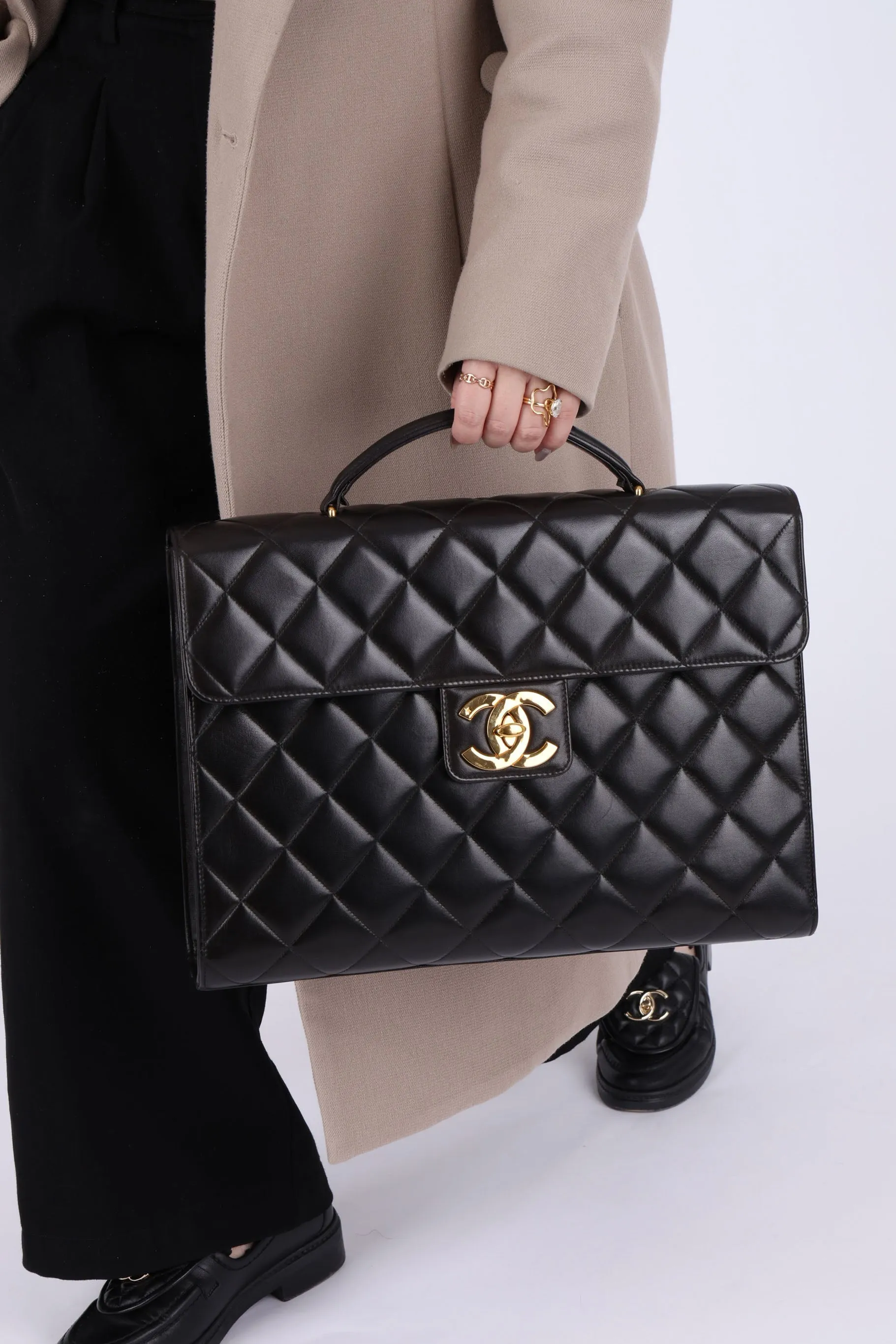 Chanel 1997 Lambskin Briefcase