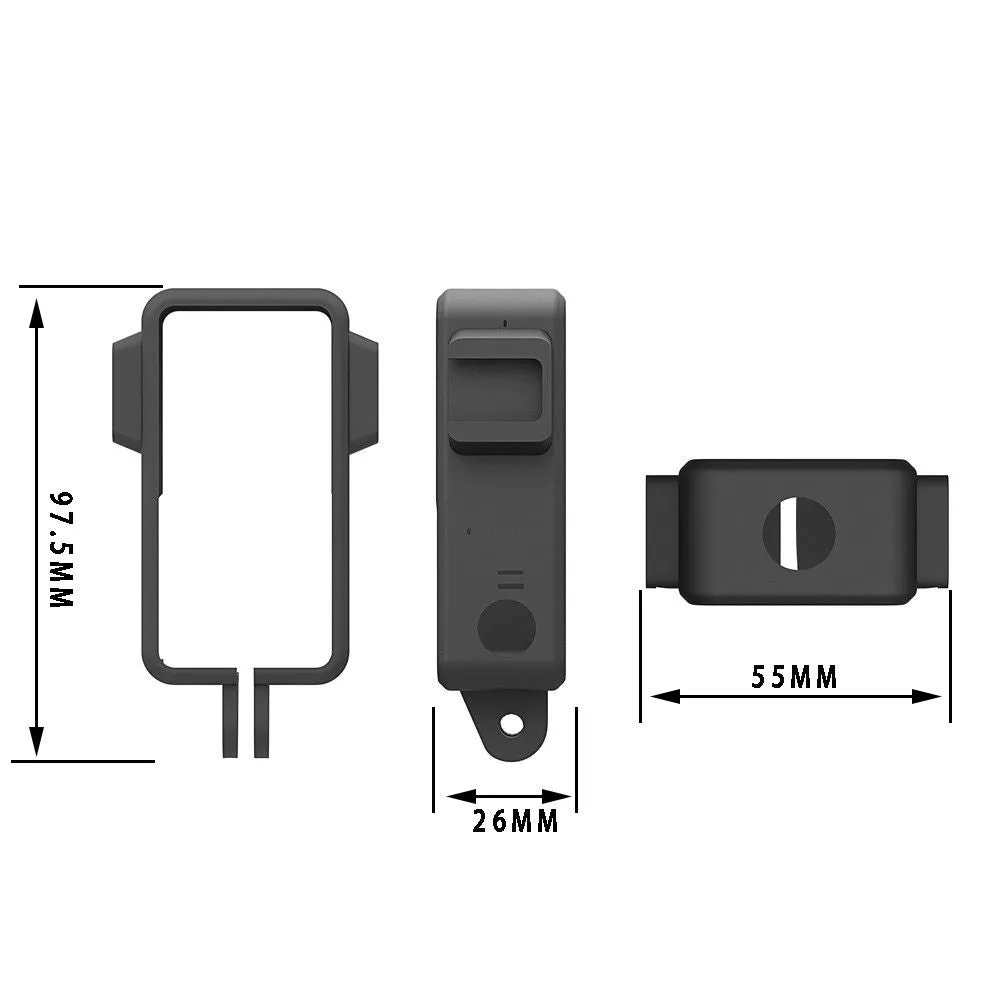 DJI Action 2 frame bracket mount