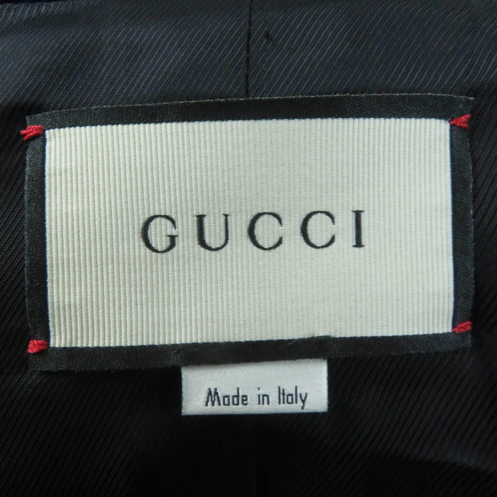 GUCCI tailored jacket 469285 cotton Navy 38