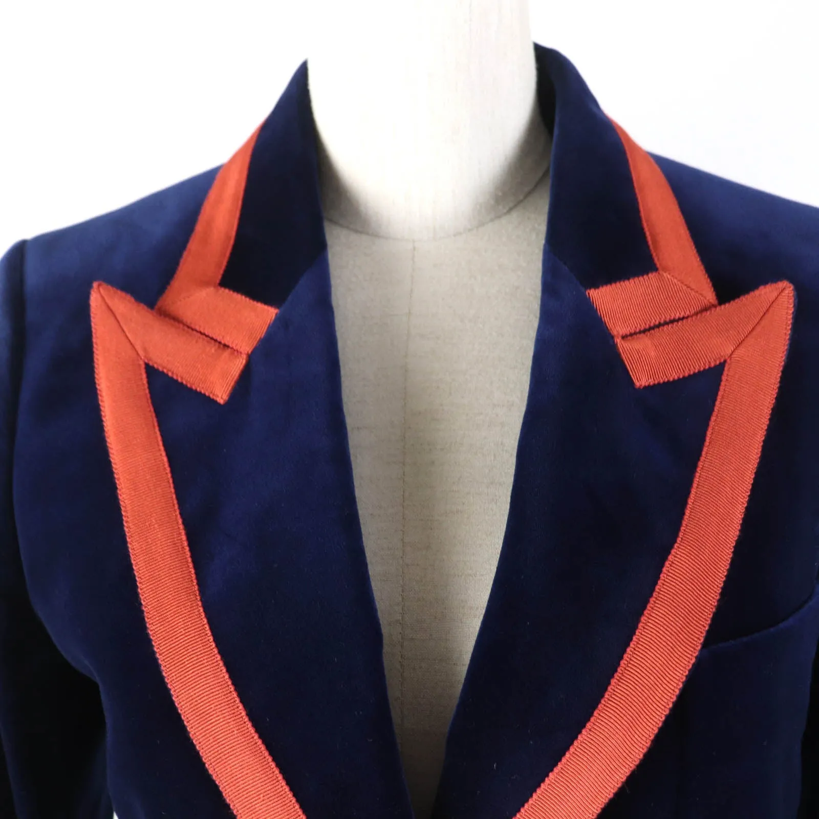GUCCI tailored jacket 469285 cotton Navy 38