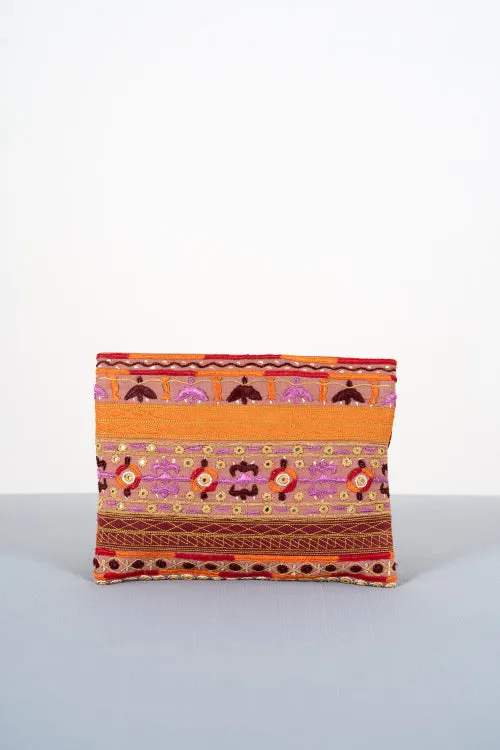 Hand Embroidered Clutch By Shrujan