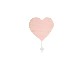 Heart Shaped Wooden Hook, Wall Hook, Single Organizer, Hat Rack -Towel Hook