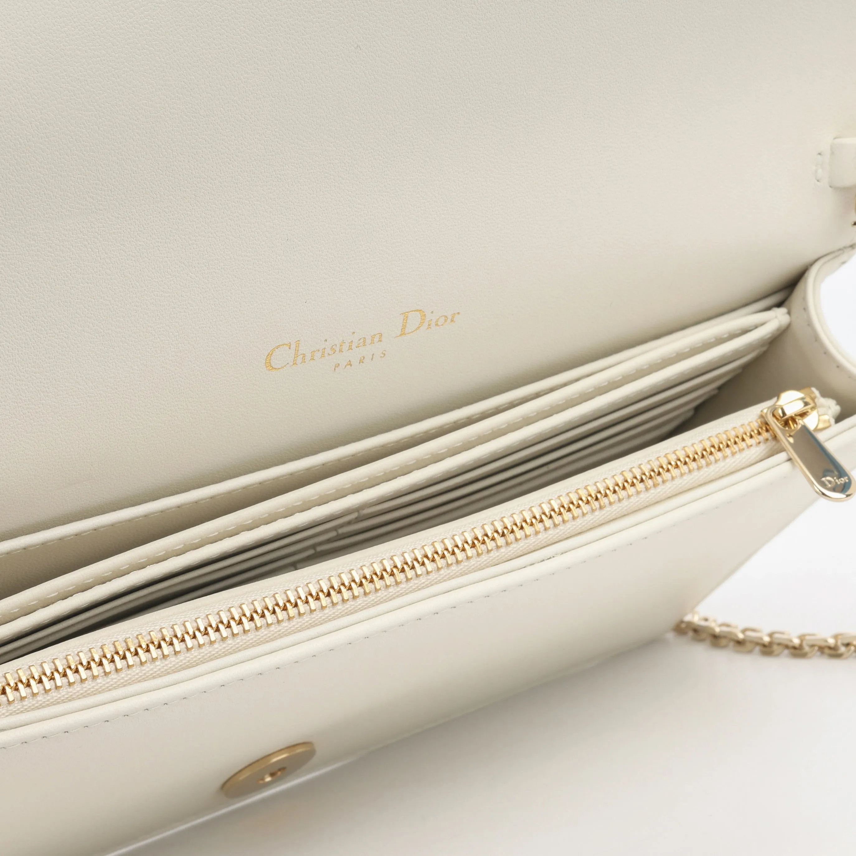 Lady Trendy Inspired Dior Pouch - Latte Cannage