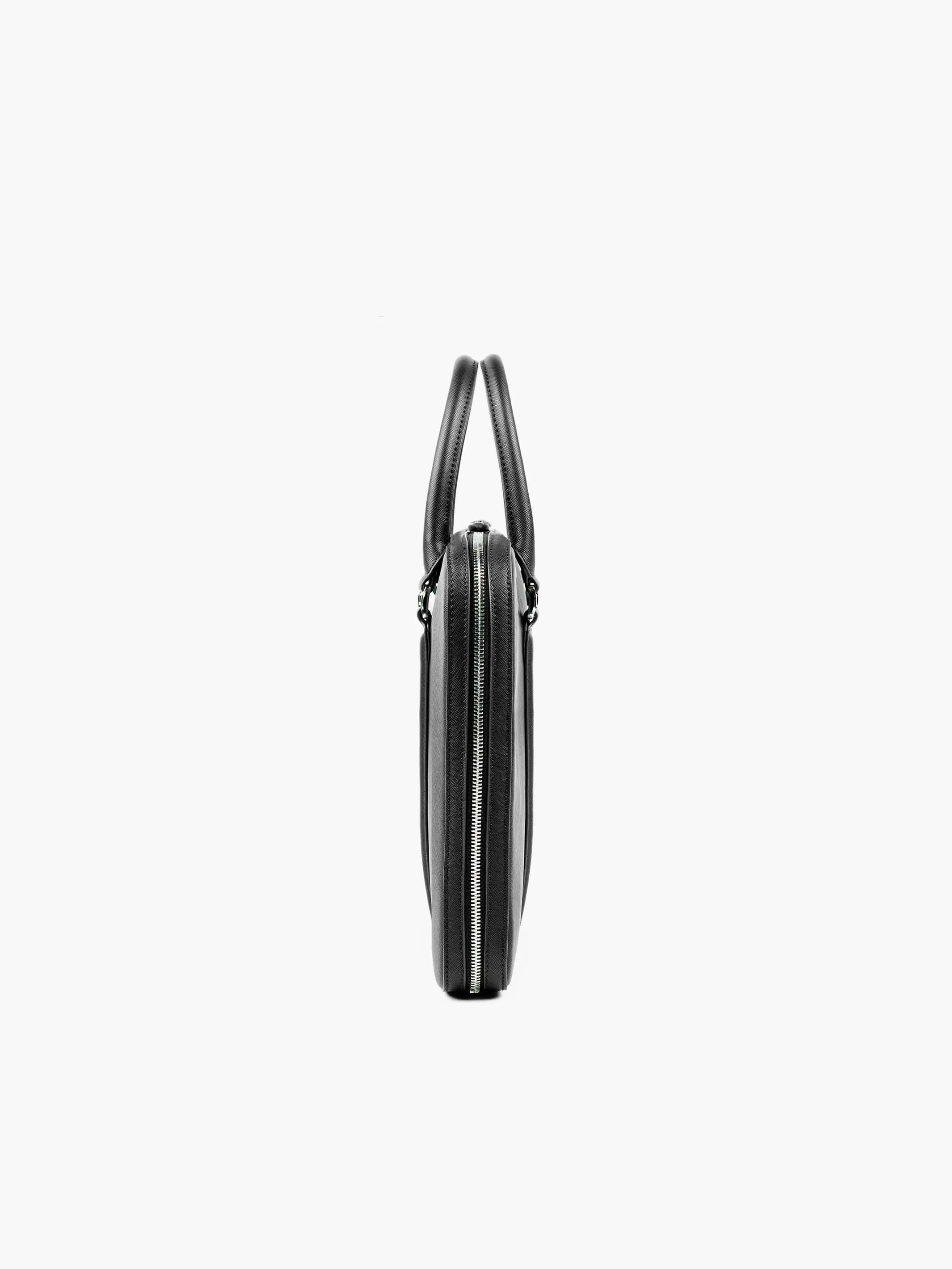 Manhattan Slim Leather Briefcase