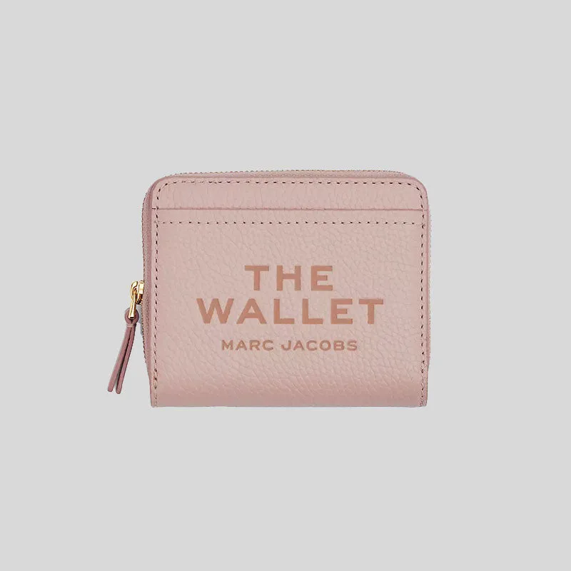 MARC JACOBS The Leather Mini Compact Wallet Rose 2R3SMP044S10