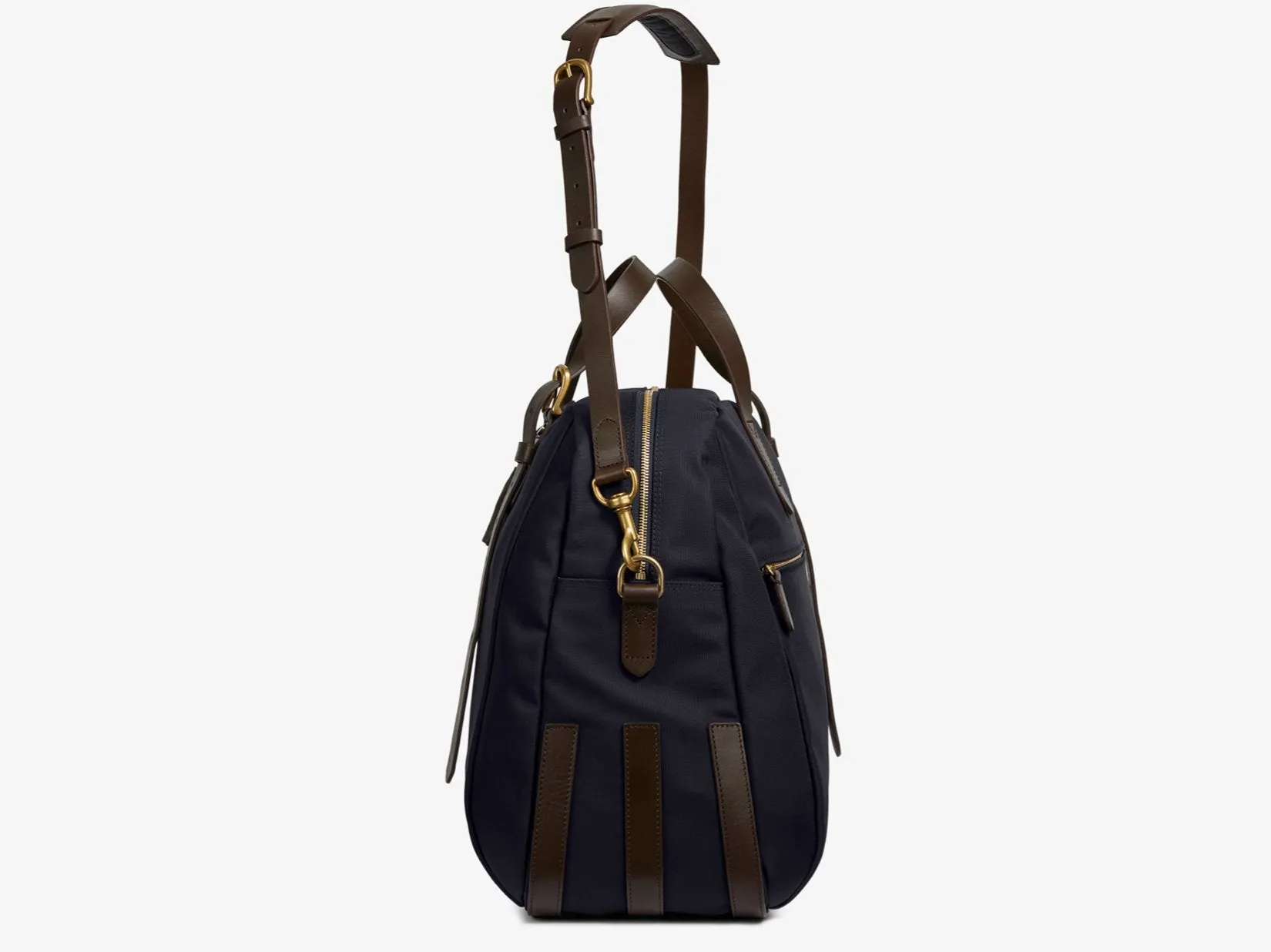 Mismo M/S Something - Navy / Dark Brown