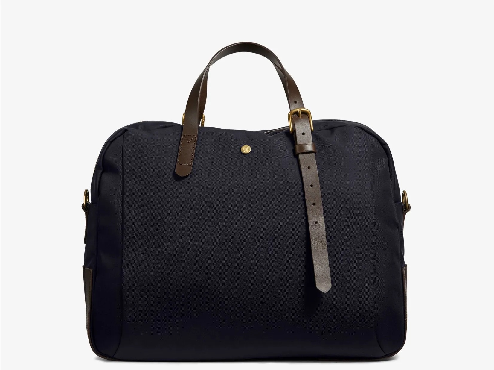 Mismo M/S Something - Navy / Dark Brown