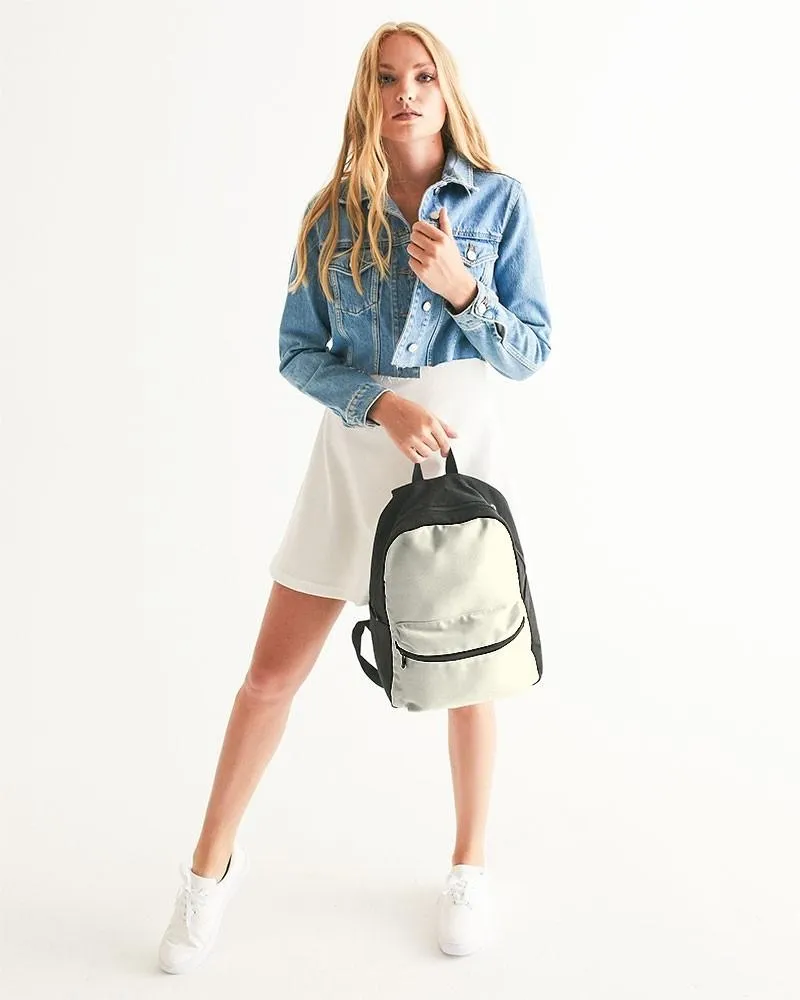 Pale Yellow Canvas Backpack | Bright Pale Yellow | C0M0Y10K0