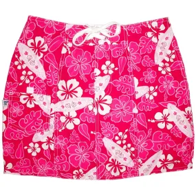 "Stick Figures" Board Skirt (Pink) CUSTOM