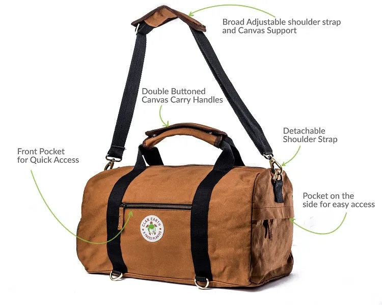 Rhino Duffel Bag | 30 L Capacity | Gym Bag | Multi-Functional | Travel Apt