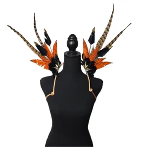 Savannah Blaze Feather Small Collar Wings
