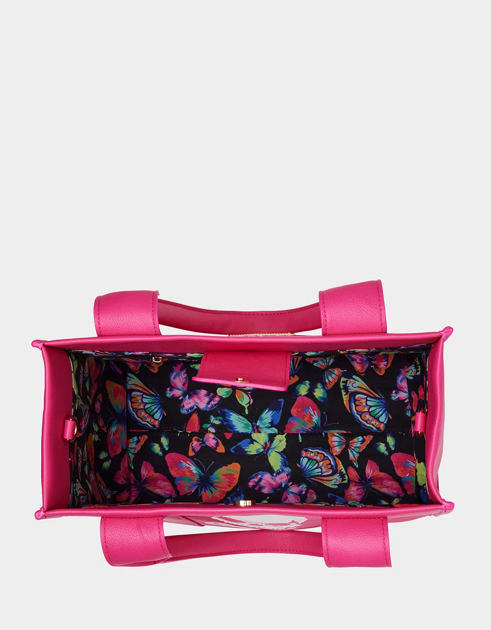 SKULLY DEBOSS TOTE PINK