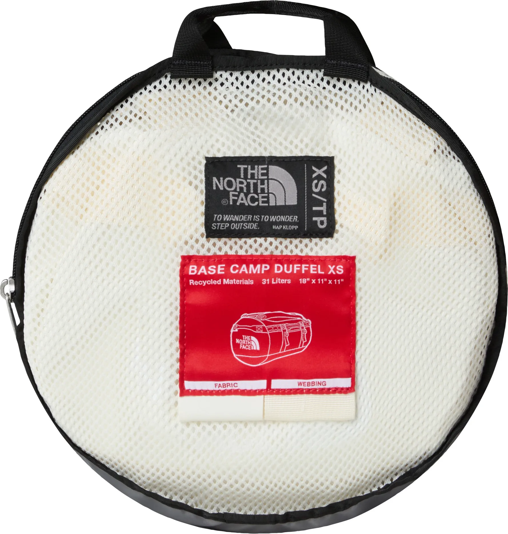 The North Face Base Camp Duffel - XS White Dune/TNF White | Buy The North Face Base Camp Duffel - XS White Dune/TNF White here | Outnorth