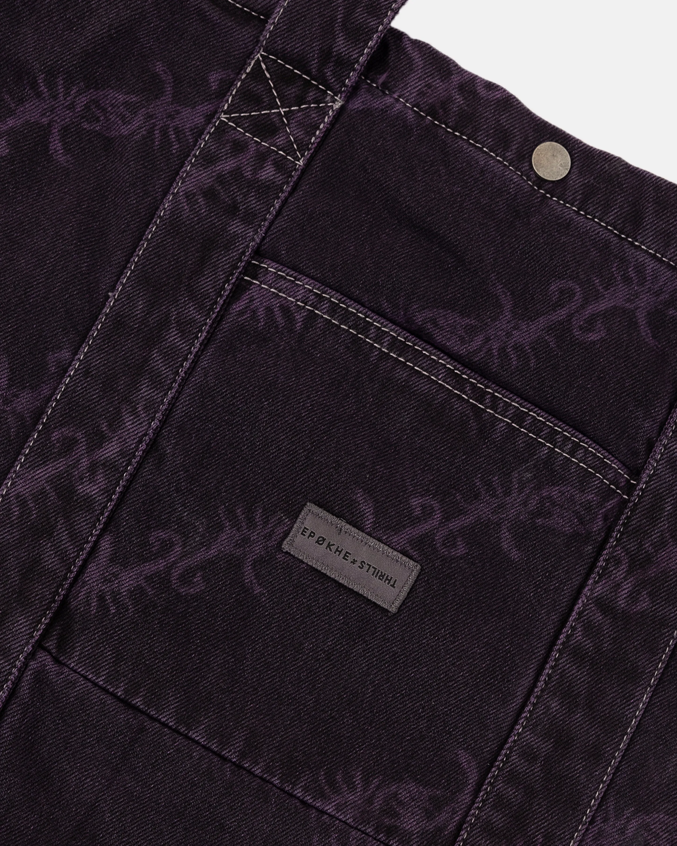 Thrills x Epokhe Denim Scorpion Tote - Black/Purple