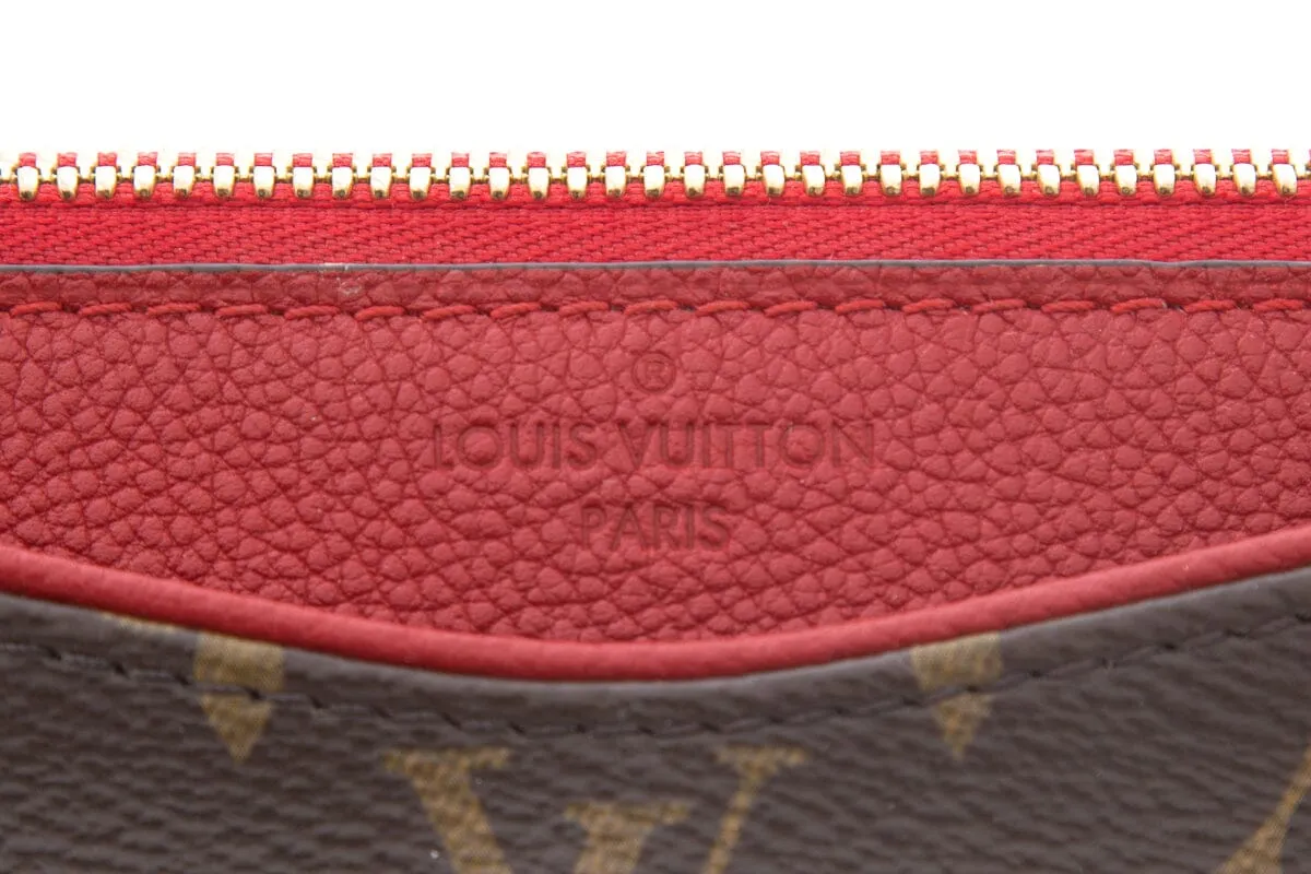 Trendy Inspired Louis Vuitton 2020 Brown Monogram Pallas Beauty Pouch