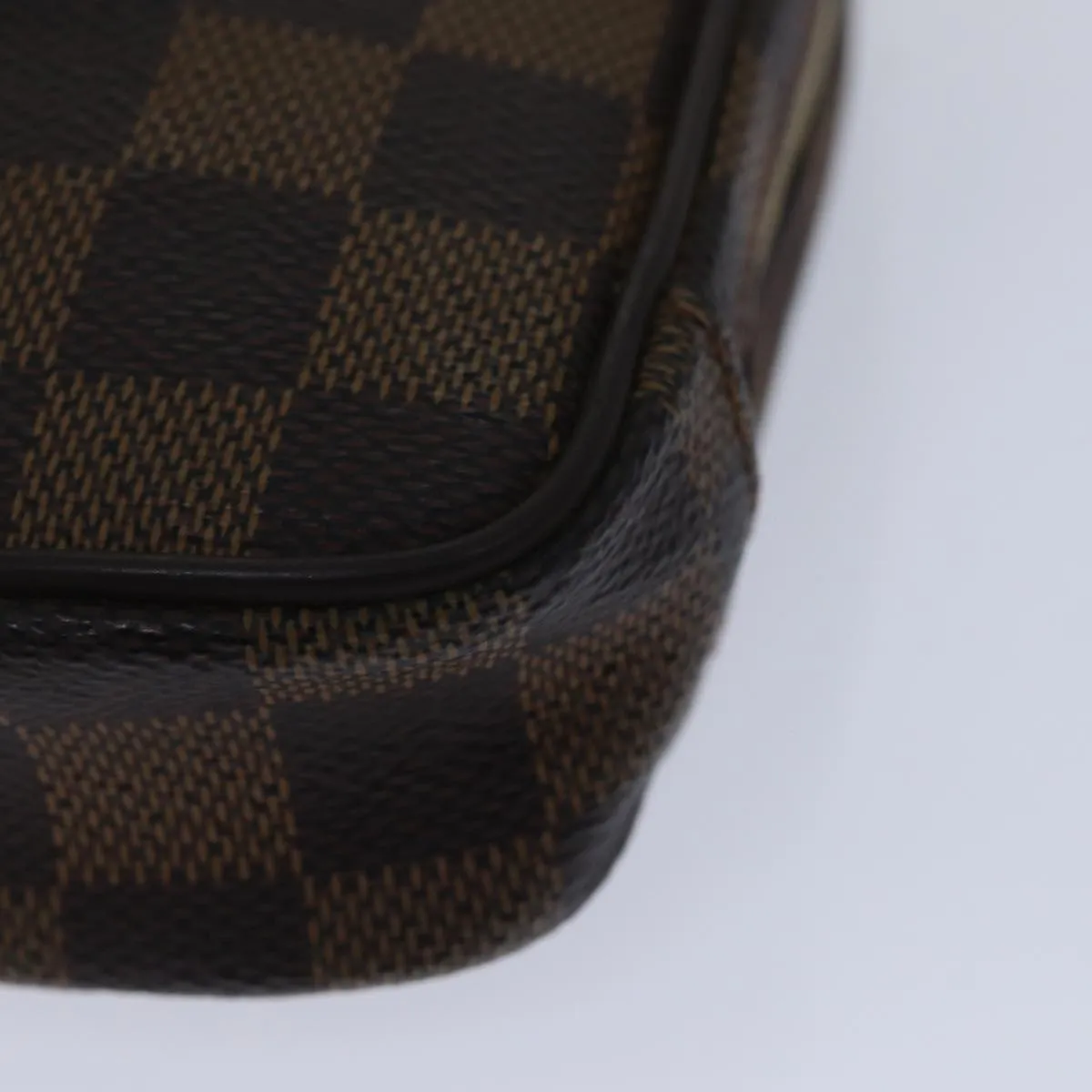 Trendy Inspired Louis Vuitton Damier Ebene Etui Okapi Gm Pouch N61737 Lv Auth 86977