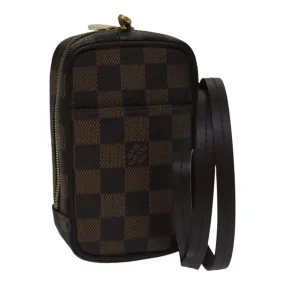 Trendy Inspired Louis Vuitton Damier Ebene Etui Okapi Gm Pouch N61737 Lv Auth 86977