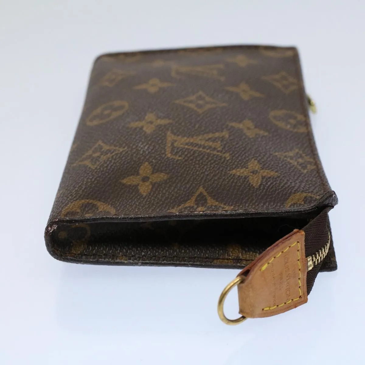 Trendy Inspired Louis Vuitton Monogram Bucket Pm Accessory Pouch Lv Auth Am5054