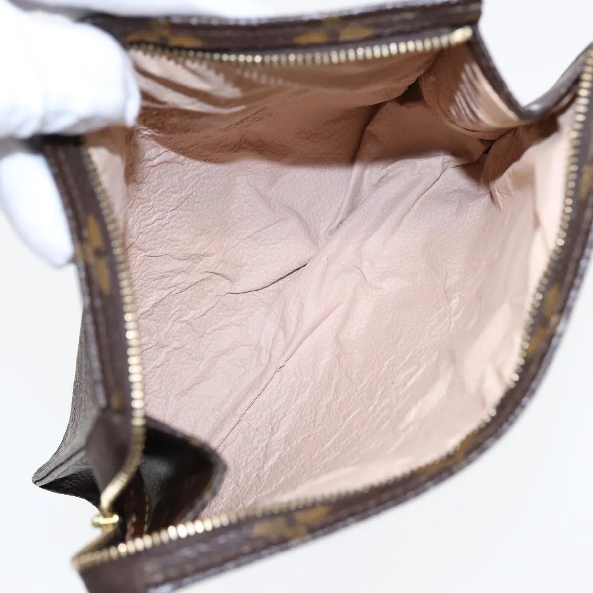 Trendy Inspired Louis Vuitton Monogram Poche Toilette 19 Pouch M47544 Lv Auth 88056