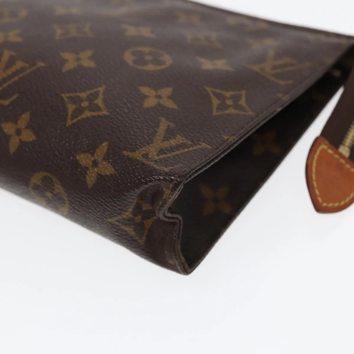 Trendy Inspired Louis Vuitton Monogram Poche Toilette 19 Pouch M47544 Lv Auth 88056