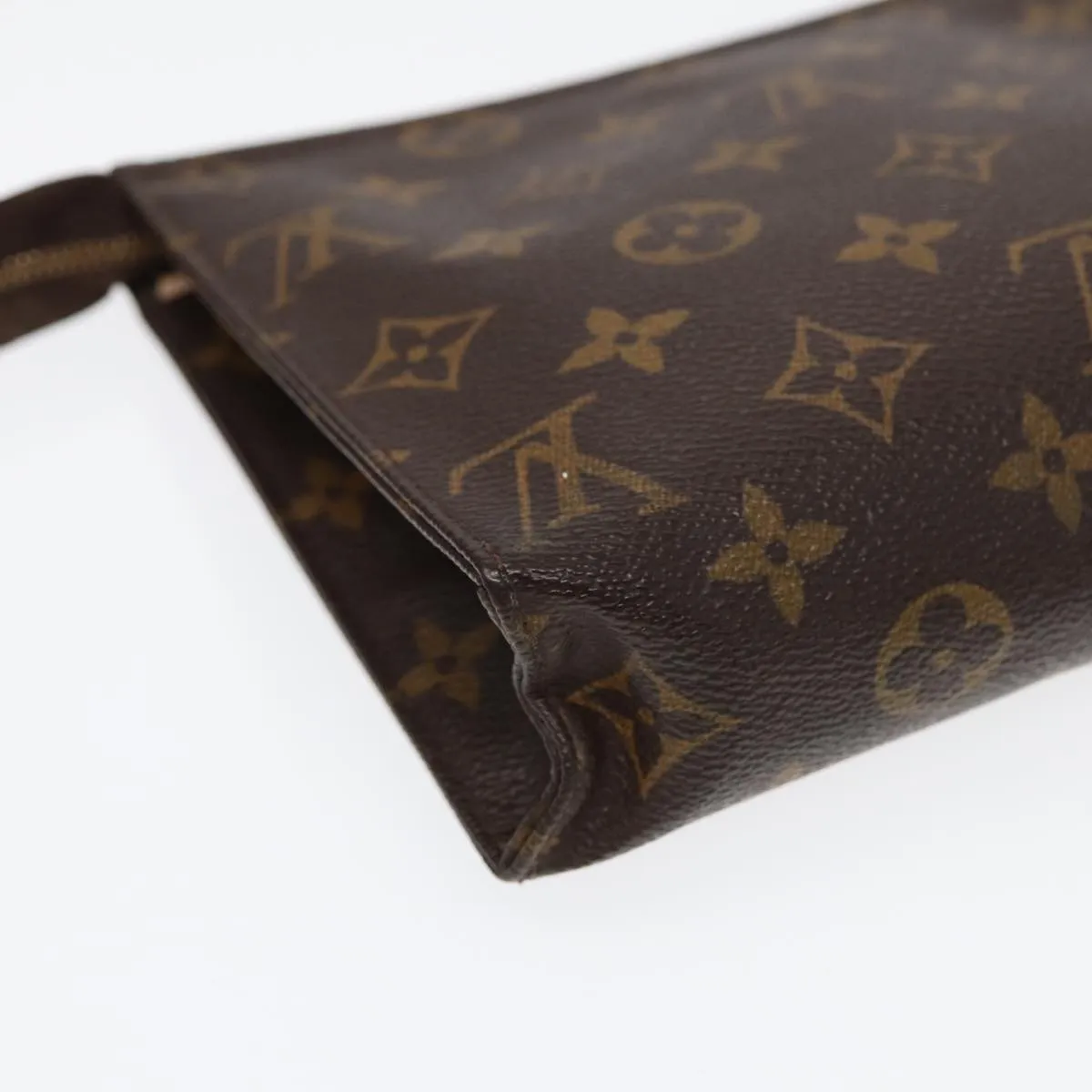 Trendy Inspired Louis Vuitton Monogram Poche Toilette 19 Pouch M47544 Lv Auth 88056