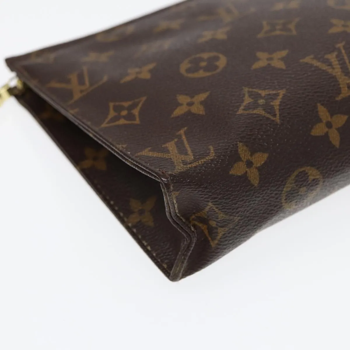 Trendy Inspired Louis Vuitton Monogram Poche Toilette 19 Pouch M47544 Lv Auth 88056