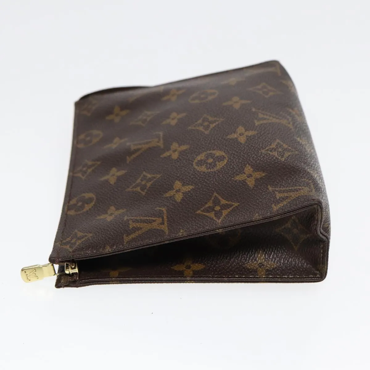 Trendy Inspired Louis Vuitton Monogram Poche Toilette 19 Pouch M47544 Lv Auth 88056