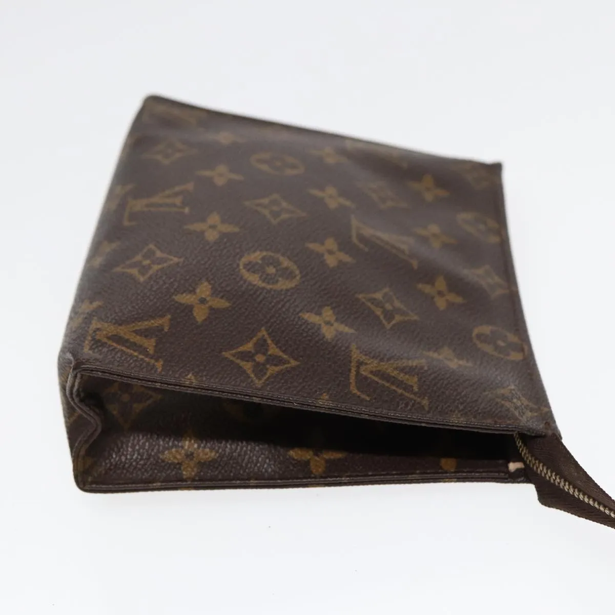 Trendy Inspired Louis Vuitton Monogram Poche Toilette 19 Pouch M47544 Lv Auth 88056