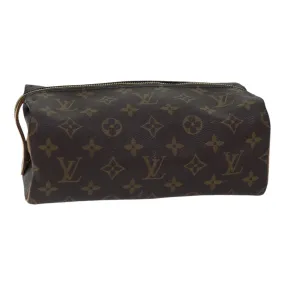 Trendy Inspired Louis Vuitton Monogram Trousse Patte Pression Cosmetic Pouch M47636 Auth Ar12515
