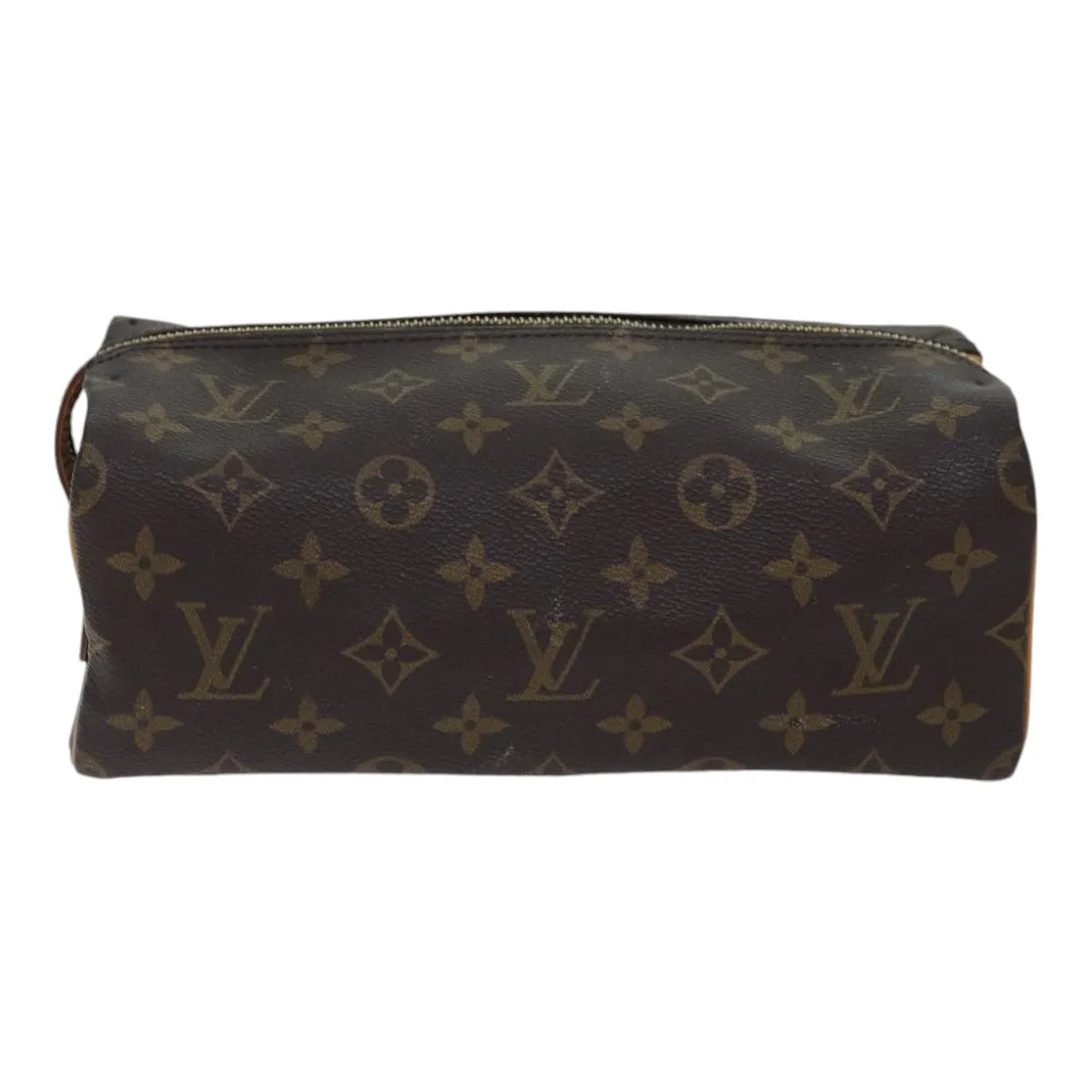 Trendy Inspired Louis Vuitton Monogram Trousse Patte Pression Cosmetic Pouch M47636 Auth Ar12515