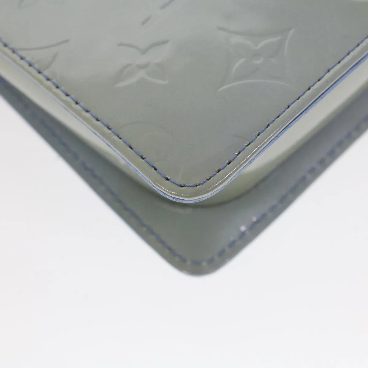 Trendy Inspired Louis Vuitton Monogram Vernis Motto Pouch Lavande M91224 Lv Auth 53055