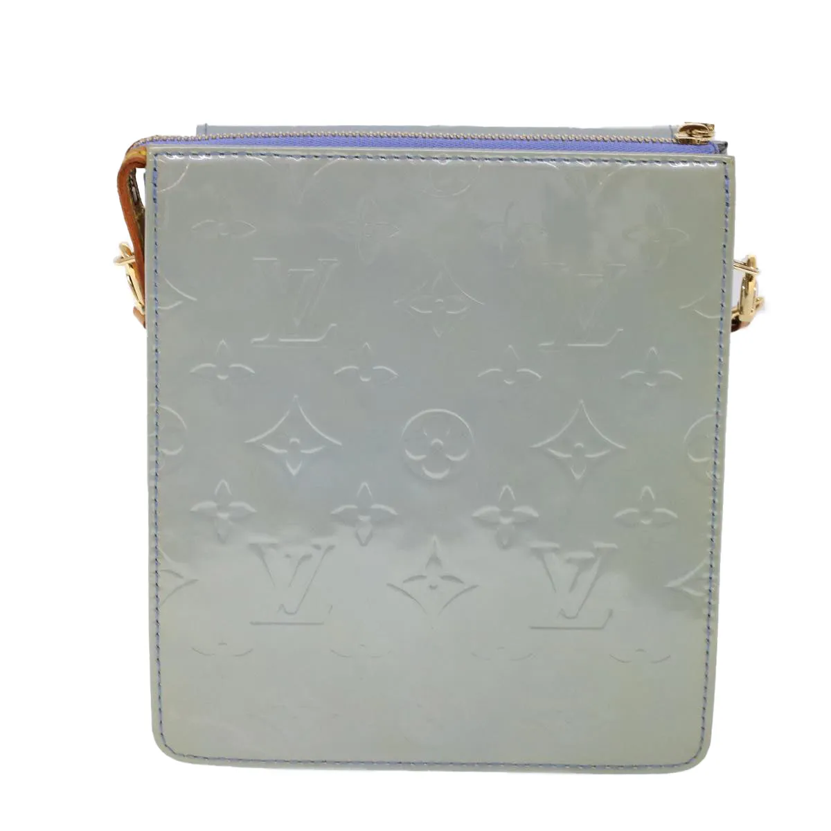 Trendy Inspired Louis Vuitton Monogram Vernis Motto Pouch Lavande M91224 Lv Auth 53055