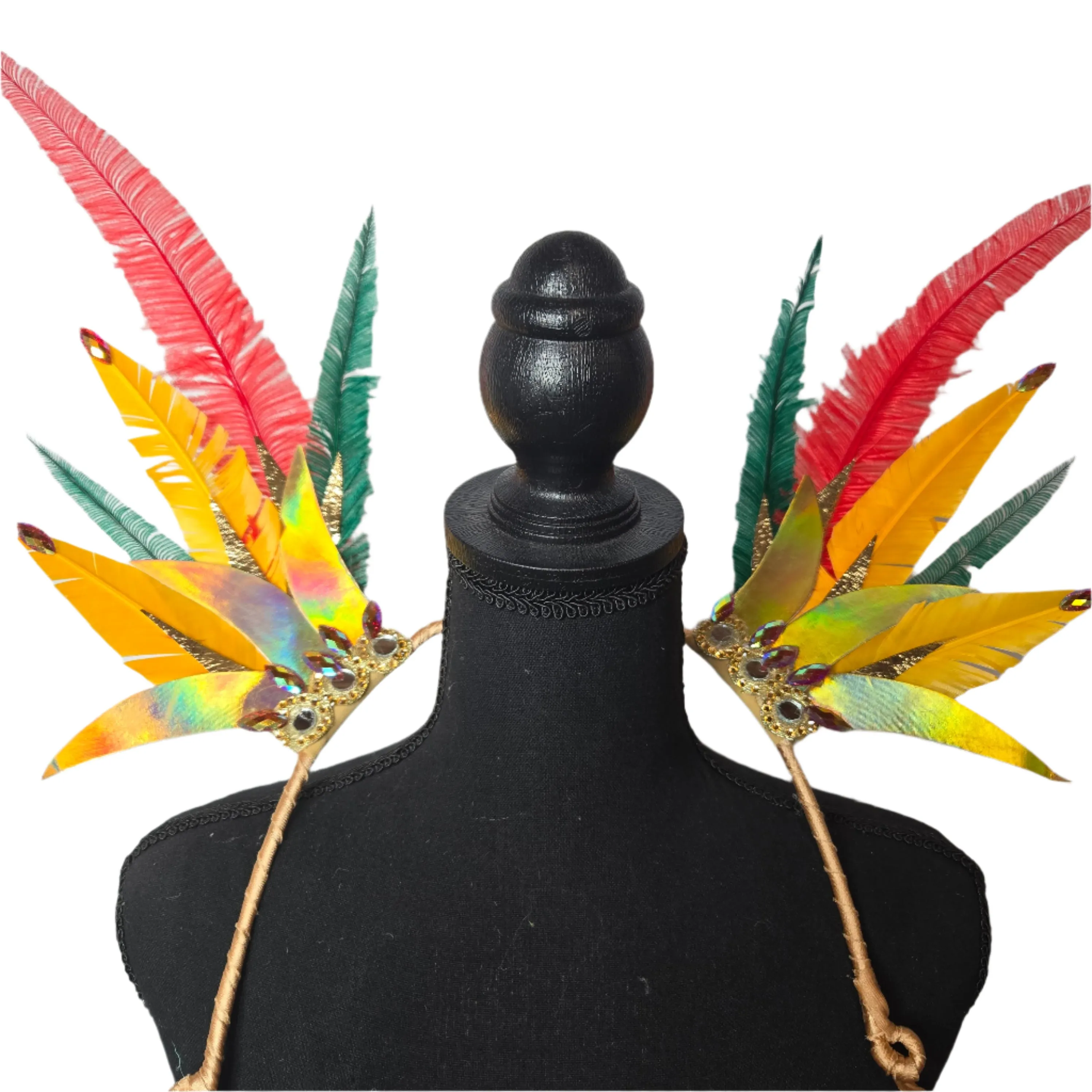 Tropical Radiance Feather Small Collar Wings