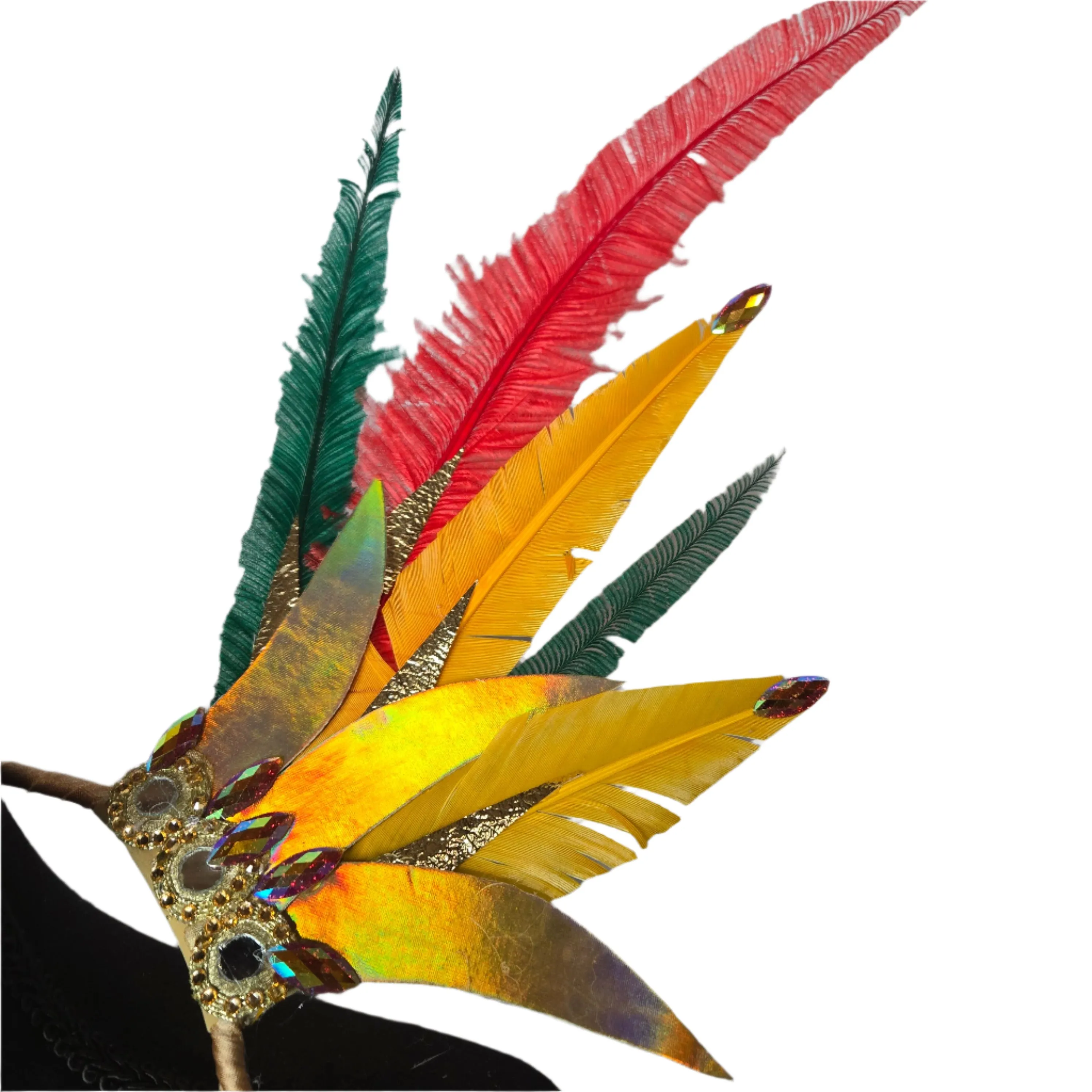 Tropical Radiance Feather Small Collar Wings