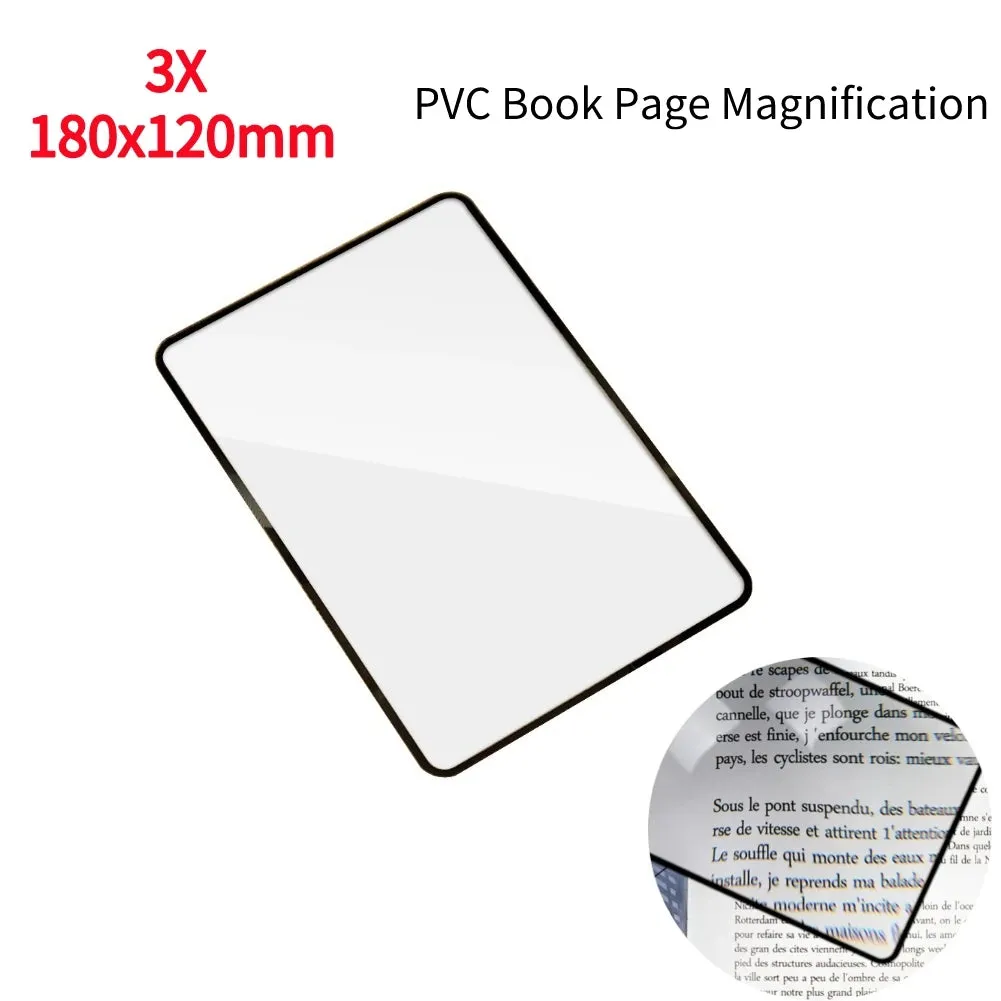 Ultra-thin 3X Magnifying Reading Aid Sheet For The Elderly (4pc set)