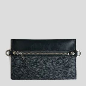 Utility Flat Pouch #70 | Black Football